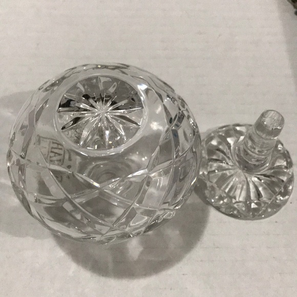 Vintage OFNAH Hand Cut Lead Crystal Perfume Bottle - Picture 4 of 7